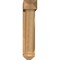 Ekena Millwork Traditional Arts and Crafts Rough Sawn Bracket w/ Offset Brace, Western Red Cedar, 6"W x 24"D x 28"H BKT0604X24X28TRA03RWR - alternate 2